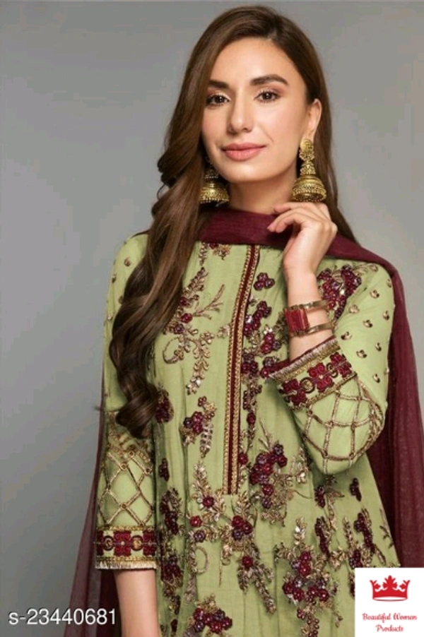 Charvi Alluring Semi-Stitched Suits 